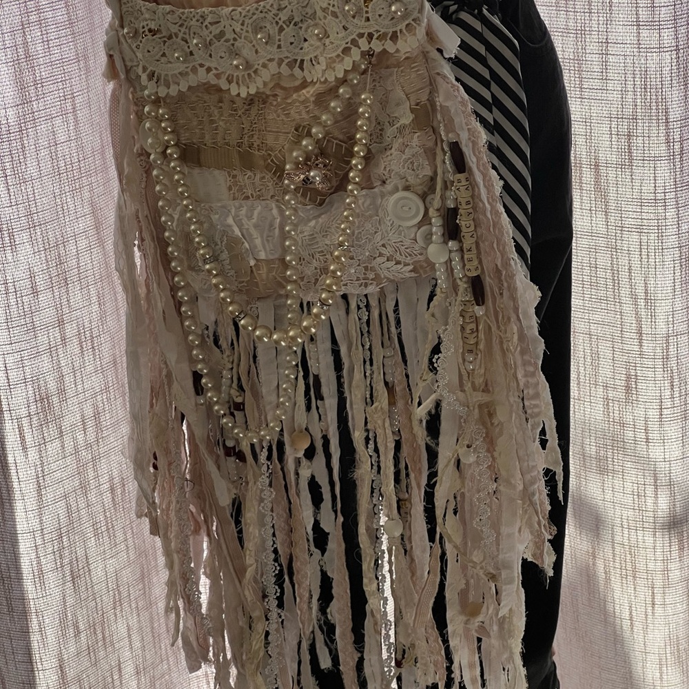 BoHo/hippie chic Victorian purse…hand made, one of a kind.